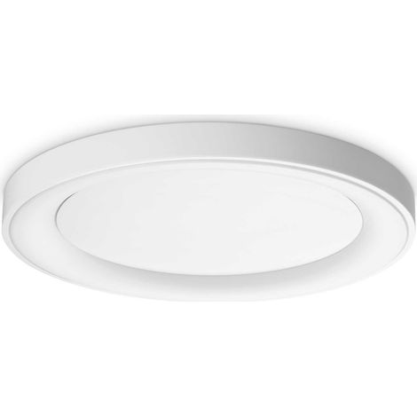 Ideal Lux PLANET Semi-Plafonnier LED Intégré Blanc 3000Lm 3000K