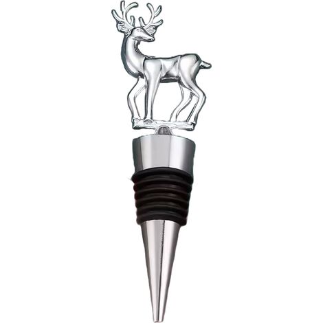 Weinflaschenverschluss aus Metall mit Rentier-Gold (1/4)