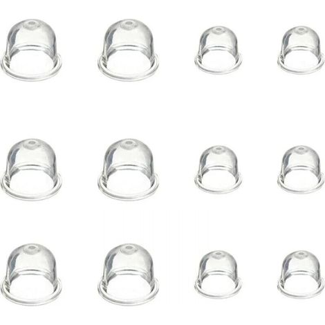 12 Pièces Carburateur Amorce Pompe Ampoule 19 mm et 22 mm Poire Pompe Amorcage Accessoires de Carburateur pour Debroussailleuse Tronçonneuse Souffleur Tondeuse (1/5)