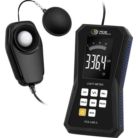 PCE Instruments Luxmessgerät PCE-LMD 5 0 … 400.000Lux Footcandle Akku wiederaufladbar Speicher (1/5)