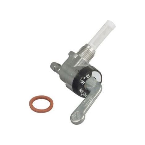 Rubinetto carburante trattorino filettatura M10 x 1.00 d. del tubo 6 mm MAG