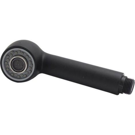 Douchette Robinet Cuisine 2 Jets Tte de Douche Remplacement Douchette Noir16.25.5cm Odipie (1/4)