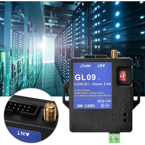 GL09 Alarme GSM 8 Zones avec Batterie de Secours, Contrôle via Application et Alertes SMS (1/5)
