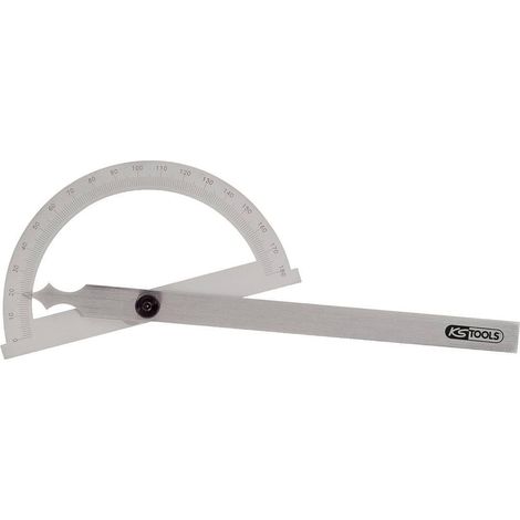 KS Tools Goniometro 200mm Acciaio Inossidabile