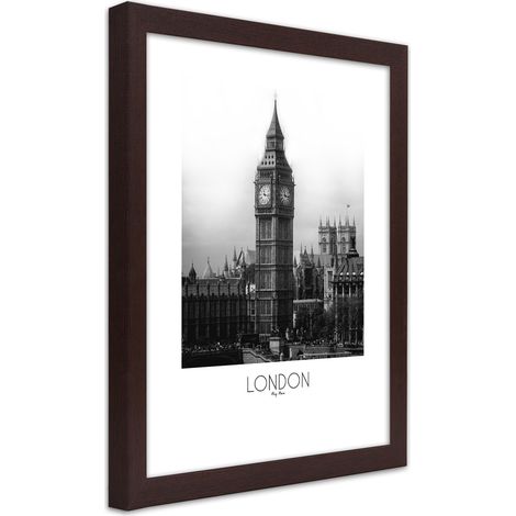 Quadro con cornice, Il leggendario Big Ben - 40x60 (1/5)