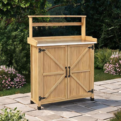 Table de rempotage 2 niveaux 90,5 x 41 x 124,5 cm (1/5)