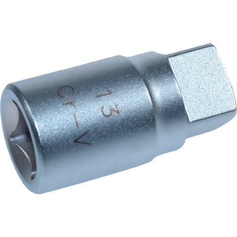 Embout de vidange, chrome vanadium, male, 3/8, carré, 13 mm - AUTOBEST