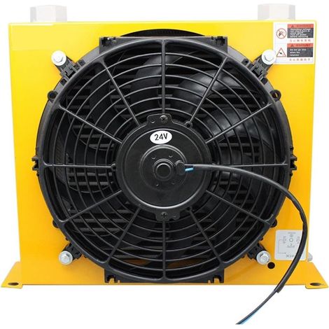 Refroidisseur d'air hydraulique Grue montée sur Camion Refroidisseur de réservoir de Carburant modifié Radiateur d'huile refroidi par air (1/5)