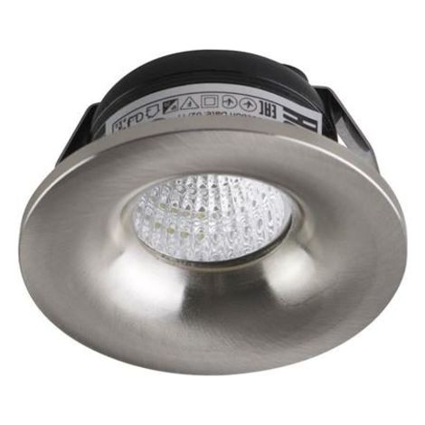 Mini spot LED 3W fixe rond Mat chrome