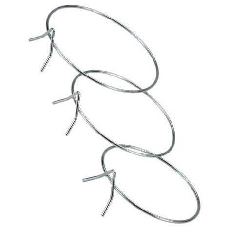 SATURNIA soporte maceta pared zincado 16 cms , Soporte maceta para pared- Diametro del soporte: 16 cm.- La parte alta del macetero debe ser mas grande que el diámetro d