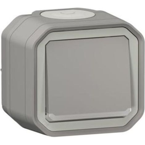 Legrand Plexo NEW Interruptor estanco gris 10 AX (1/2)