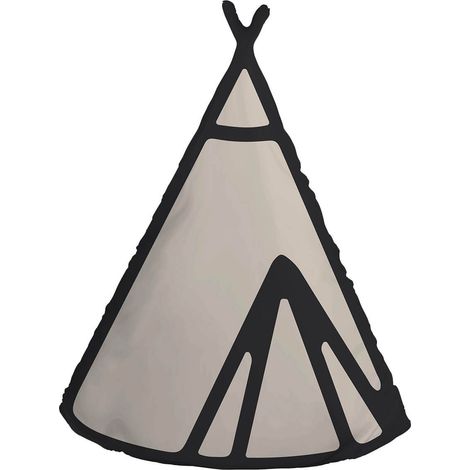 RANDO - Coussin Déhoussable 37,5x50cm Coton Forme Tipi (1/3)