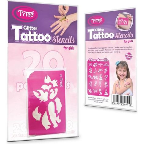 Tytoo. Prinzessinnen-Tattoo-Schablonen-Set