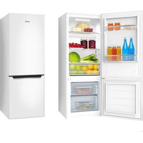 Amica FK244.4E Kühlschrank Gefrierschrank Weiß 205 Liter (1/5)