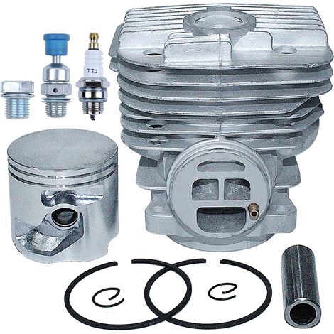 Kit de piston de cylindre 56 mm pour scie à béton Husqvarna K960 K970 544935603 , Cylindre , Piston , Axe , Segments , Circlip , Valve de décompression , Bouchon de cylindre , Bougie. (1/5)