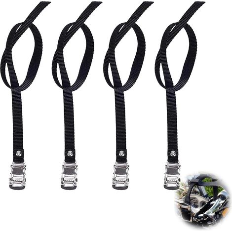 cale-pédales de vélo, sangles de pédales de rechange universelles réglables pour vélos d'extérieur, sangles de pédales en nylon pour vélos d'exercice, sangles de pédales antidérapantes pour vélos d'ex (1/5)