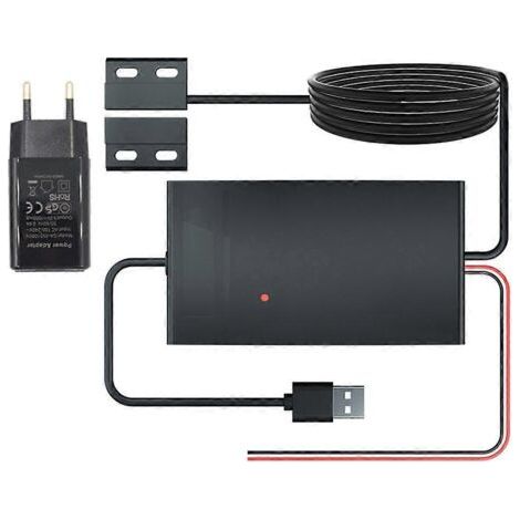 Contrôleur de porte de garage Tuya pour maison connectée, ouverture de porte Wi-Fi automatique, compatible avec l'application de commande vocale Alexa, prise UE. (1/4)