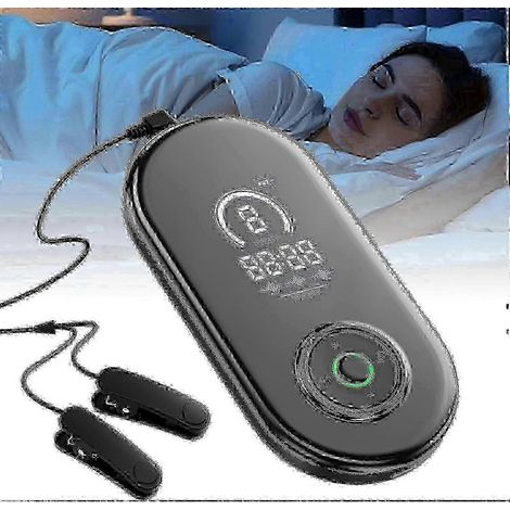 Dispositif de stimulation du nerf vague pour favoriser le sommeil et soulager l'anxiété - Thérapie par microcourant à clip auriculaire pour lutter contre la fatigue et le stress (1/5)