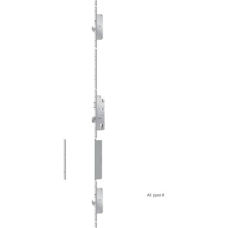 KFV Mehrfachverriegelung MFS AS3500SL-T0Q, Flachstulp, B001, Edelstahl, Holz 3482501