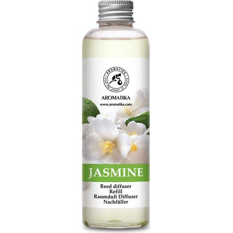 Recharge Diffuseurs de Parfum Jasmin 200 ml - Arôme Floral - Desodorisant Maison - Fragrance Fraîche et Durable - pour Aromathérapie - Maison - Restaurant - Boutique (1/5)