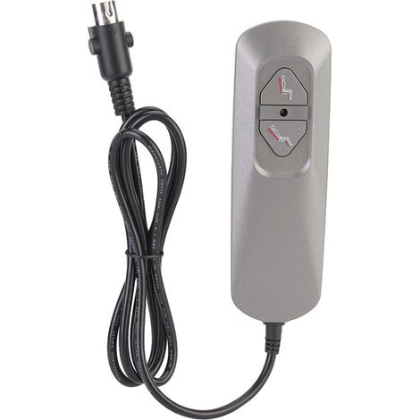 Elektrisch verstellbarer Sessel mit manueller 2-Tasten-Steuerung und 5-V-Netzteil
