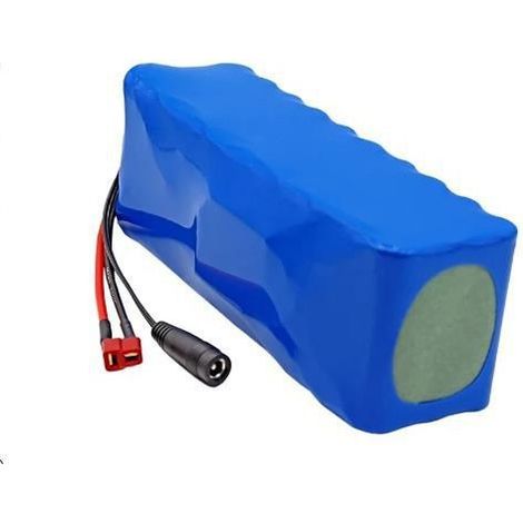 Batterie 36 V 100 Ah 18650 avec BMS intégré, batterie pour scooter 250 W-500 W + chargeur 42 V 2 A (1/4)