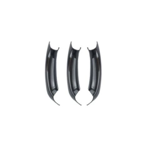 Passend für BMW X3, X4, F25, F26, 2010-2016 Innenraumarmlehne (Kohlefaser), 3-teiliges Set, keine Demontage erforderlich.