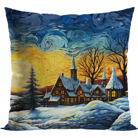 Funda de almohada ciudad 40x40 cm expresión (1/3)