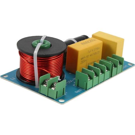 Répartiteur de fréquence pour haut-parleurs 3 voies 200 W, filtre passif pour haut-parleurs à monter soi-même (1/5)