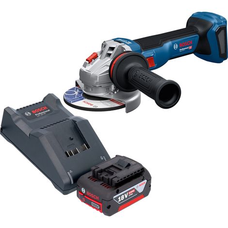 Bosch GWS 18V-11 Professional Meuleuse angulaire sans fil 18 V 125 mm + 1x batterie 4,0 Ah + chargeur (1/5)