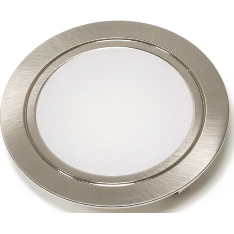 Spot encastré Chip HE 58 Emotion 24V DC 2,5 W, câble de 1800 mm, cadre en acier inoxydable.