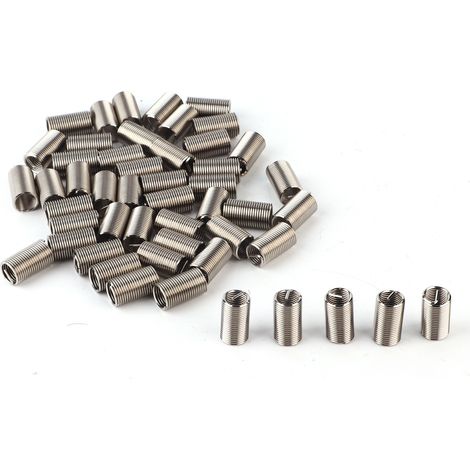 50 inserts filetés mâles et femelles réducteurs, outil de réparation d'écrous, fixation en acier inoxydable M10x1,253D (1/5)