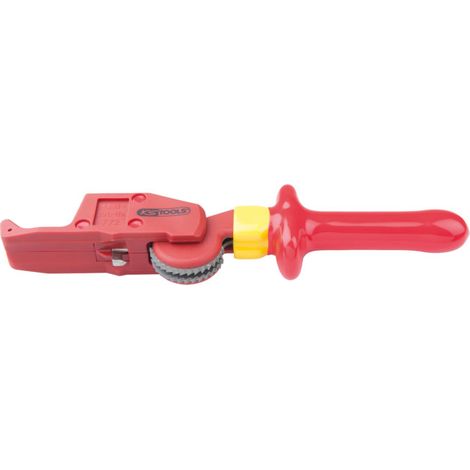 Kstools – Découpeur de gaines de câbles 240 mm – Lame droite pour coupes longitudinales – Norme IEC 60900 – Capuchon de protection inclus (1/5)