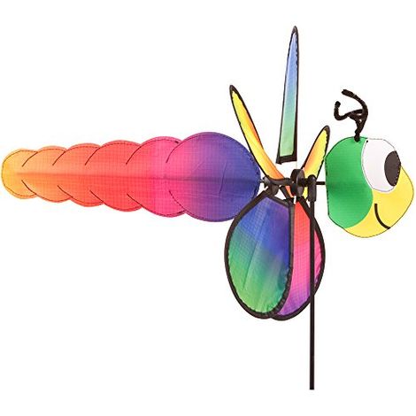 Elemento decorativo da giardino hq-invento dragonfly rotante facile installazione