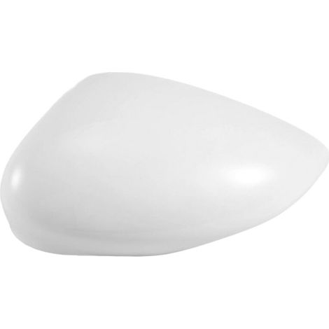 pezzo Copertura di ricambio bianca per specchietto retrovisore sinistro per Fiesta 2008 2009 2010 2011 2012 2013 2014 2015 2016 2017 (1/4)