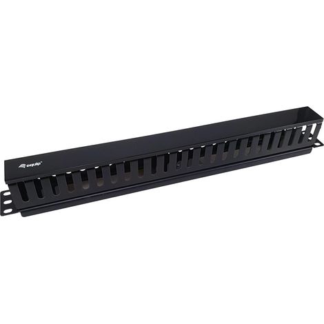 Pannello per la gestione dei cavi per rack da 19", nero, 327314 (1/5)