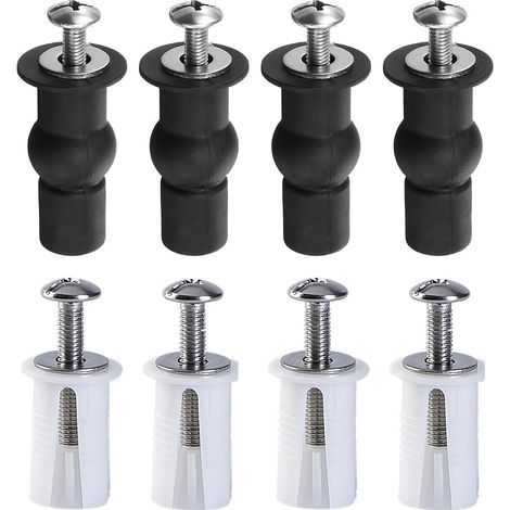 Vis d'expansion pour couvercle de toilette, kit de fixation pour siège de toilette.