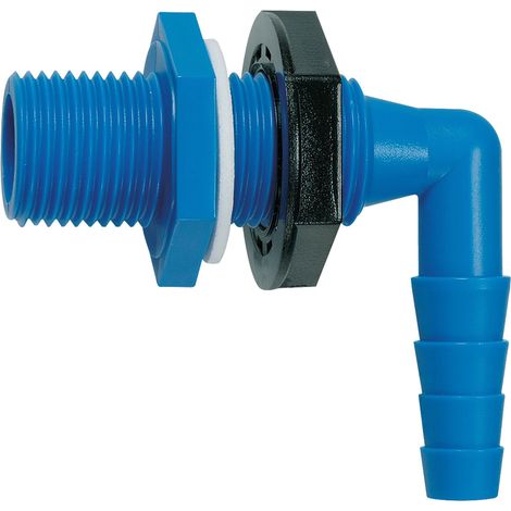 Raccord de réservoir coudé : pour tuyau diamètre 10 mm