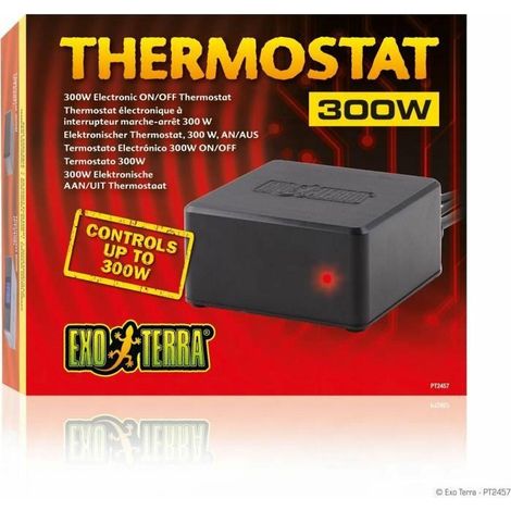 Exo Terra 300W Thermostat schwarz für Terrarium