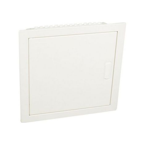Legrand – Coffret modulaire encastré 1 rangée 12+2 modules – Porte métal extra plate blanche – Pour cloisons sèches – Entraxe 125mm