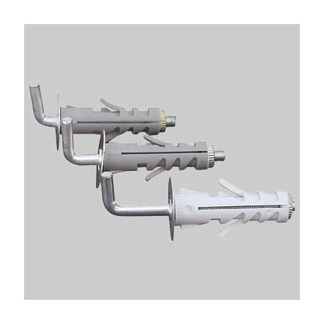 TASSELLO NYLON - Ø 12 mm 45 gancio corto - 10 pezzi - NOBEX