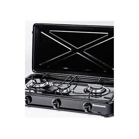 Fornello Ravanson a gas K-03TB (Gas cooktop 3 fuochi) [K-03TB] (1/2)