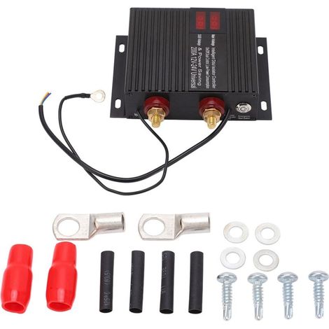 Double Isolateur de Batterie 200A Universel Double Batterie VSR pour Voiture RV ATV UTV Camper Camion Bateau 12V-24V (1/5)
