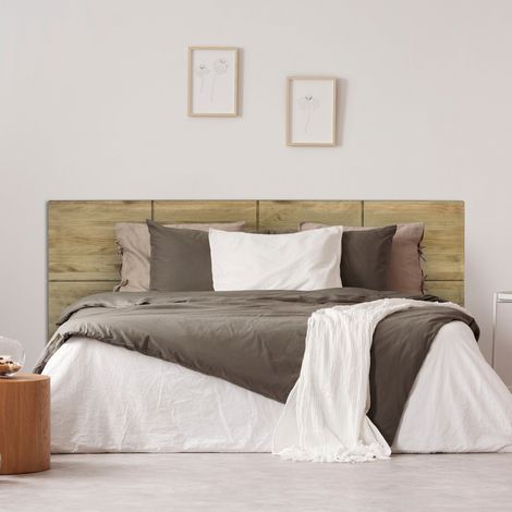 Cabecero 180x60cm Cuadrados en madera maciza de pino acabado vintage estilo industrial Box Furniture