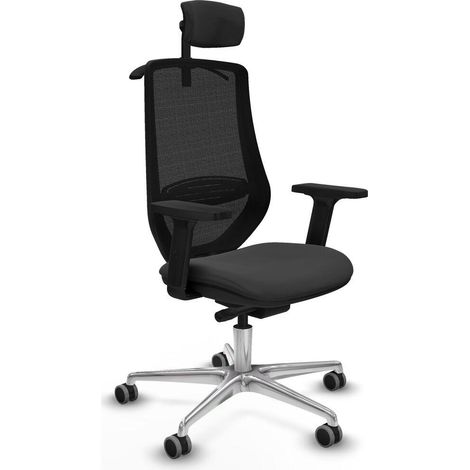 Piqueras-y-Crespo Mardos chaise bureau gris sombre confortable