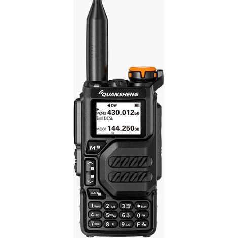 UV-K5 Walkie-Talkies, VHF/UHF-FM-Walkie-Talkies, mit Ohrhörer und USB-Ladestation, tragbarer Transceiver (1 Stück)