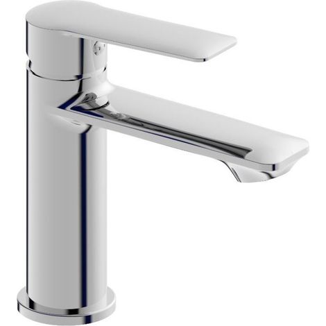 Cleafe - Rubinetto Miscelatore Monocomando Cromato Per Lavabo Lavandino Moderno Sofi87102 - (1/2)