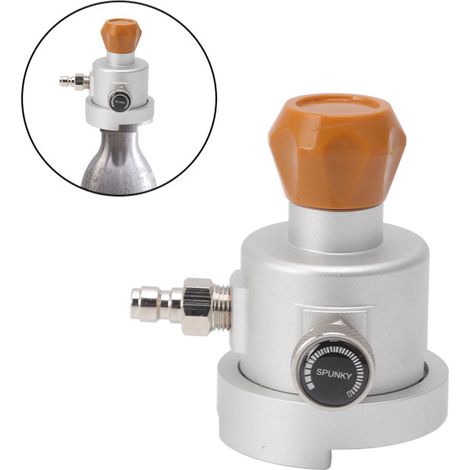 Kompatibel mit den neuen SodaStream DUO/Terra/Art-Modellen usw. / Nachfüllung von Gasflaschen / Adapter für ASA-Schnellöffnungs-Gasgetränkespender mit Entlüftungsschalter und Stecker (1/5)
