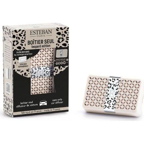 Esteban - Boitier diffuseur de voiture rechargeable Léopard (1/3)