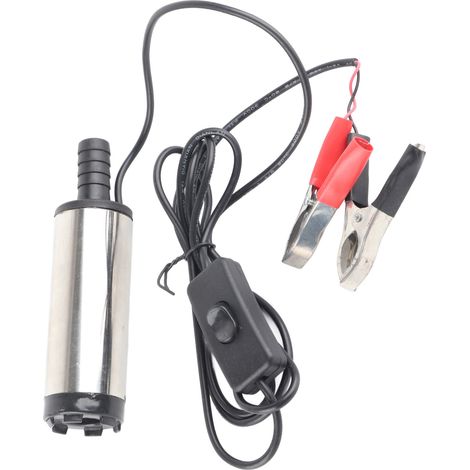 Pompe de transfert de carburant 21 kW IP68 étanche, hauteur de refoulement 5 m, diamètre 38 mm, pompe de transfert électrique diesel/huile/eau 12 V CC (1/5)